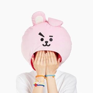 BT21 COOKY Plush Bighead Doll Hat Line Friends